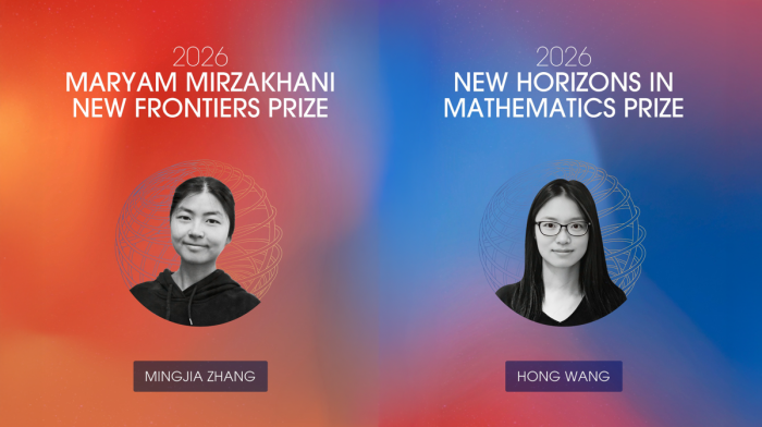 Three Chinese women Mathematicians win prestigious 2026 breakthrough prize