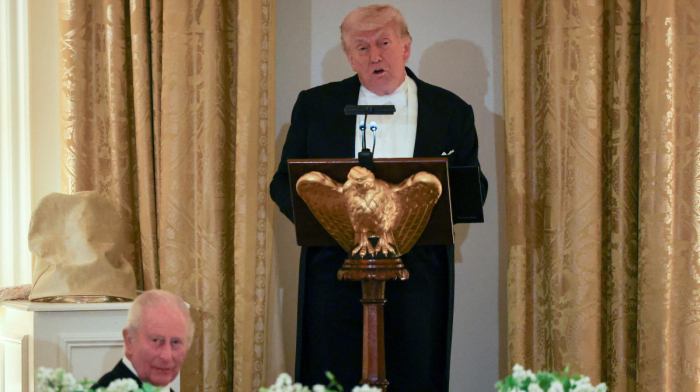 Trump tells Britain's King Charles at state dinner, Tehran has been 'militarily defeated' - Wednesday, 29 April