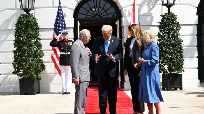 Britain’s King Charles concludes U.S. state visit with farewell to Trump