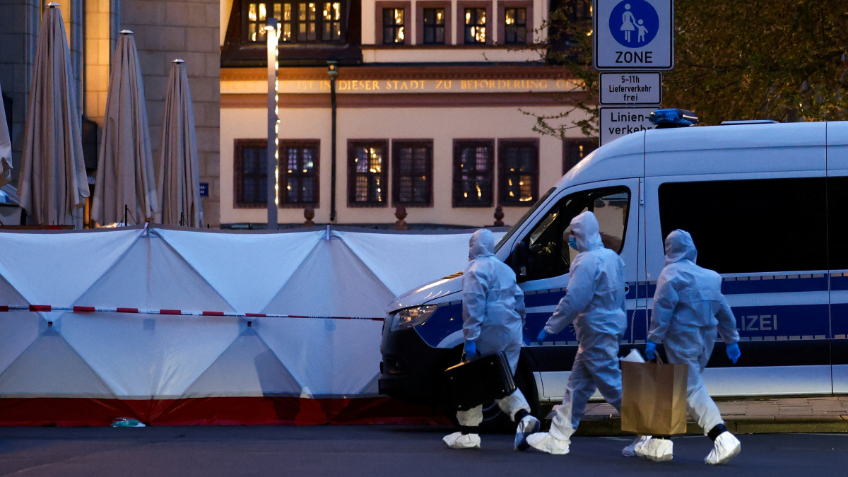 Man drives car into crowd in German city of Leipzig killing 77-year-old man and 63-year-old woman