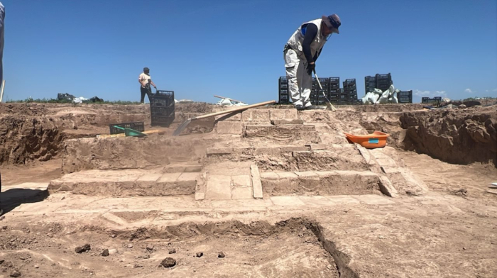 Buddhist temple complex uncovered at ancient Silk Road city in Kyrgyzstan