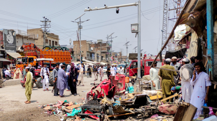 Dozens killed in market blast in northwest Pakistan, near Afghanistan border