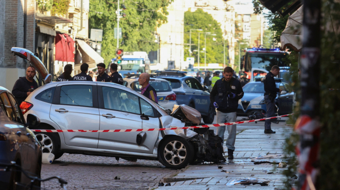 Car rams into pedestrians in Italian city of Modena, injuring at least eight
