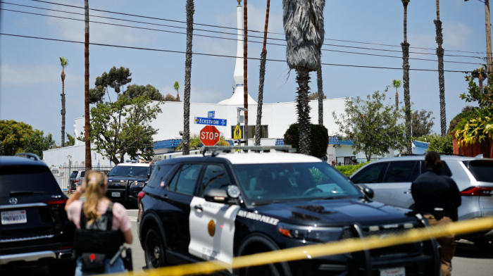 Three killed in San Diego Islamic Centre shooting as police confirm suspects dead