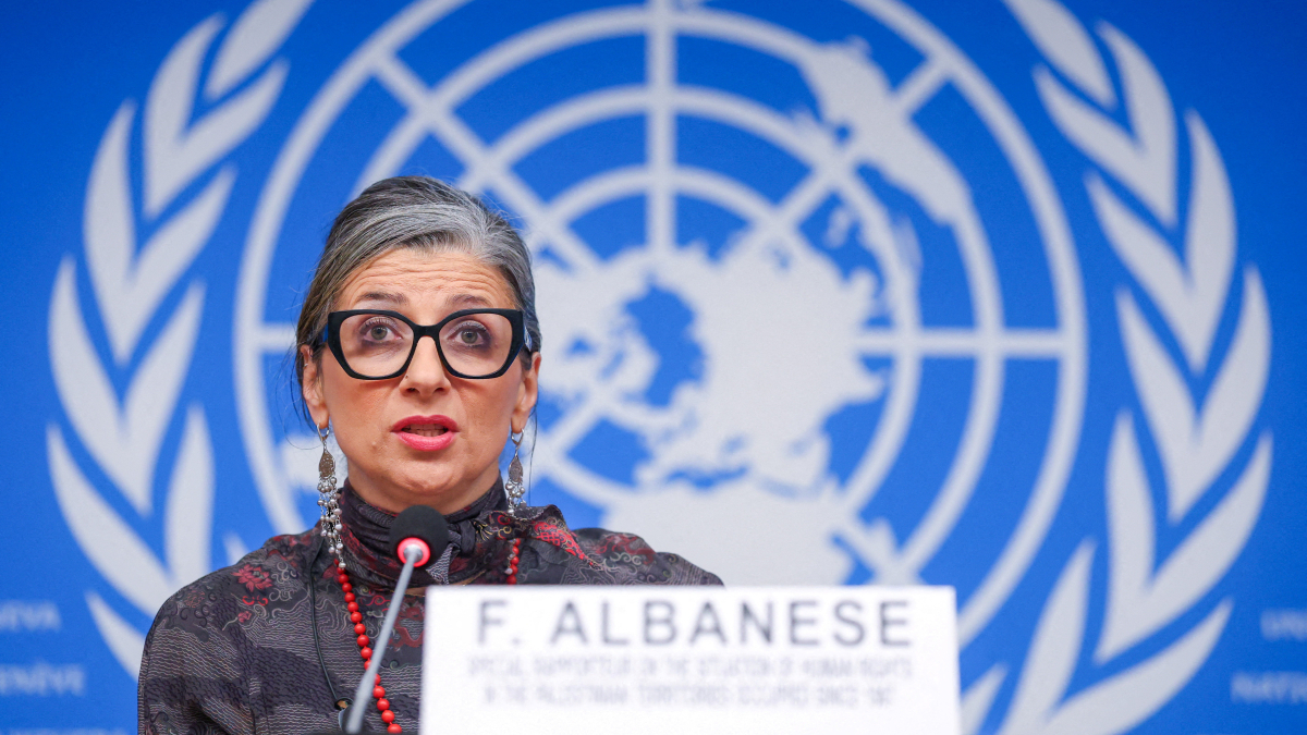 U.S. drops sanctions on UN Gaza rapporteur Francesca Albanese