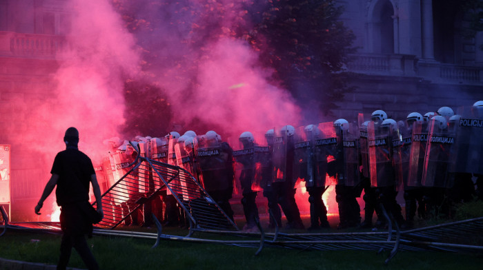 Police in Serbia clash with protesters demanding president’s resignation