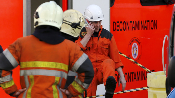 Residents evacuated as fire at Belgium warehouse sparks explosion fears