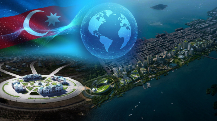What are smart cities and villages and how is Azerbaijan incorporating them?