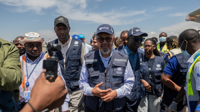 WHO chief visits Ebola epicentre as Congo struggles to contain growing outbreak