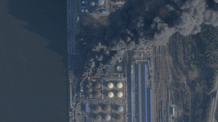 Ukrainian drones hit Russian pipeline, refinery, and fuel depot overnight