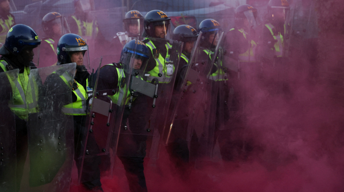Clashes with police erupt in Southampton amid protests over Henry Nowak case
