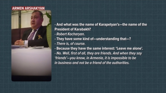 Minval Politika reports alleged informal links between Karapetyan and Kocharyan
