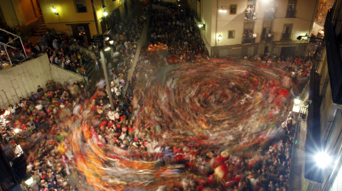 Thousands celebrate as fire-devils light up Catalonia's La Patum festival