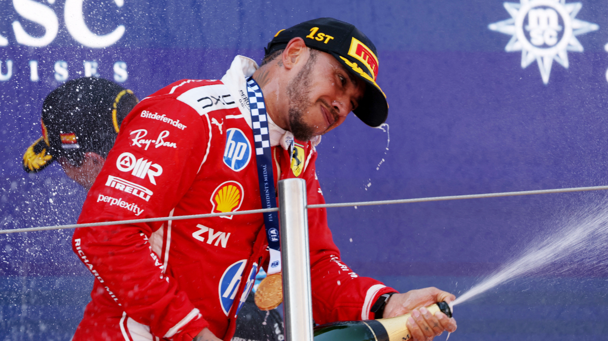 Lewis Hamilton takes first win for Ferrari at Spanish Grand Prix