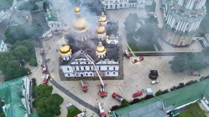 The history behind Kyiv's historic monastery damaged in Russian strike