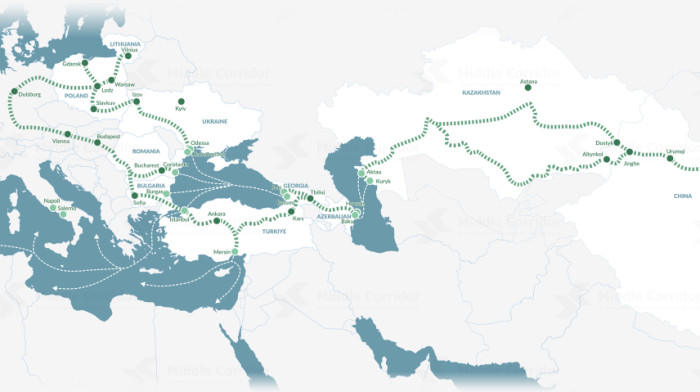 What is the Middle Corridor and why is Azerbaijan central to it?