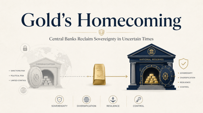Gold's homecoming: Central banks reclaim sovereignty in uncertain times