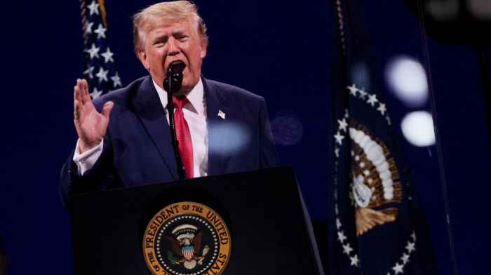 Trump delivers campaign-style speech after storm delays U.S. 250th independence anniversary