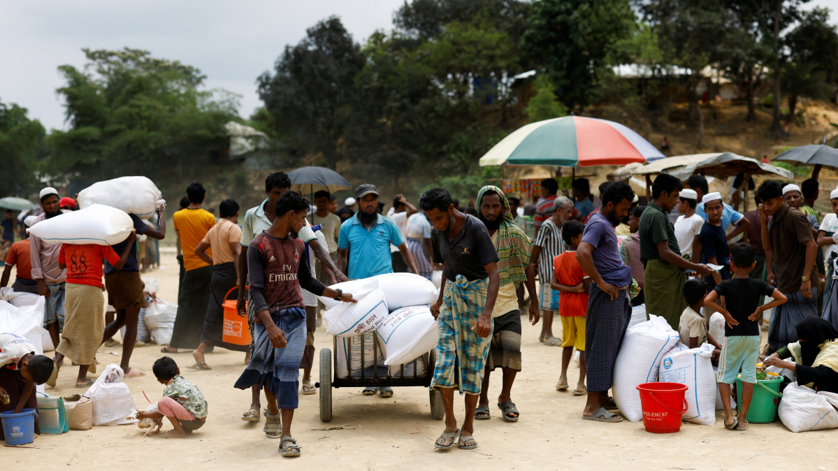 At least eight killed in monsoon landslides at Rohingya refugee camps in Bangladesh