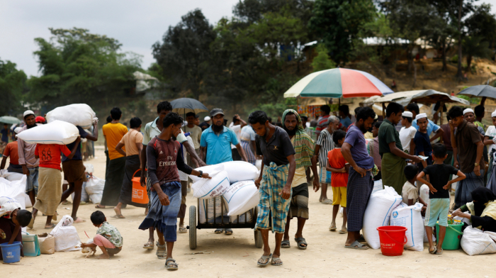At least eight killed in monsoon landslides at Rohingya refugee camps in Bangladesh
