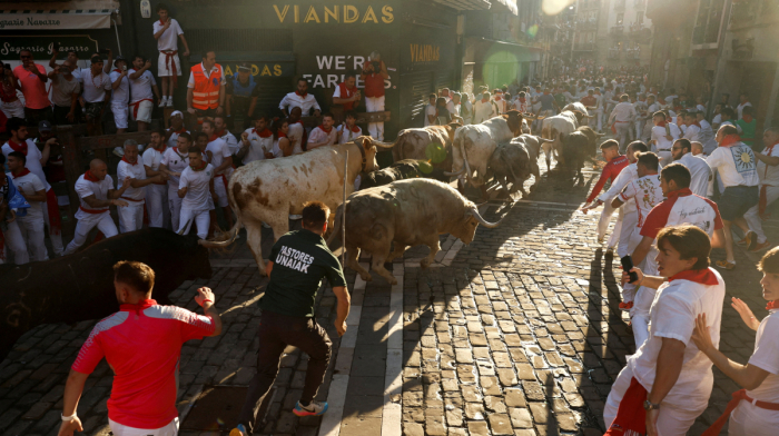 San Fermín festival begins as thousands fill Pamplona for bull run celebrations
