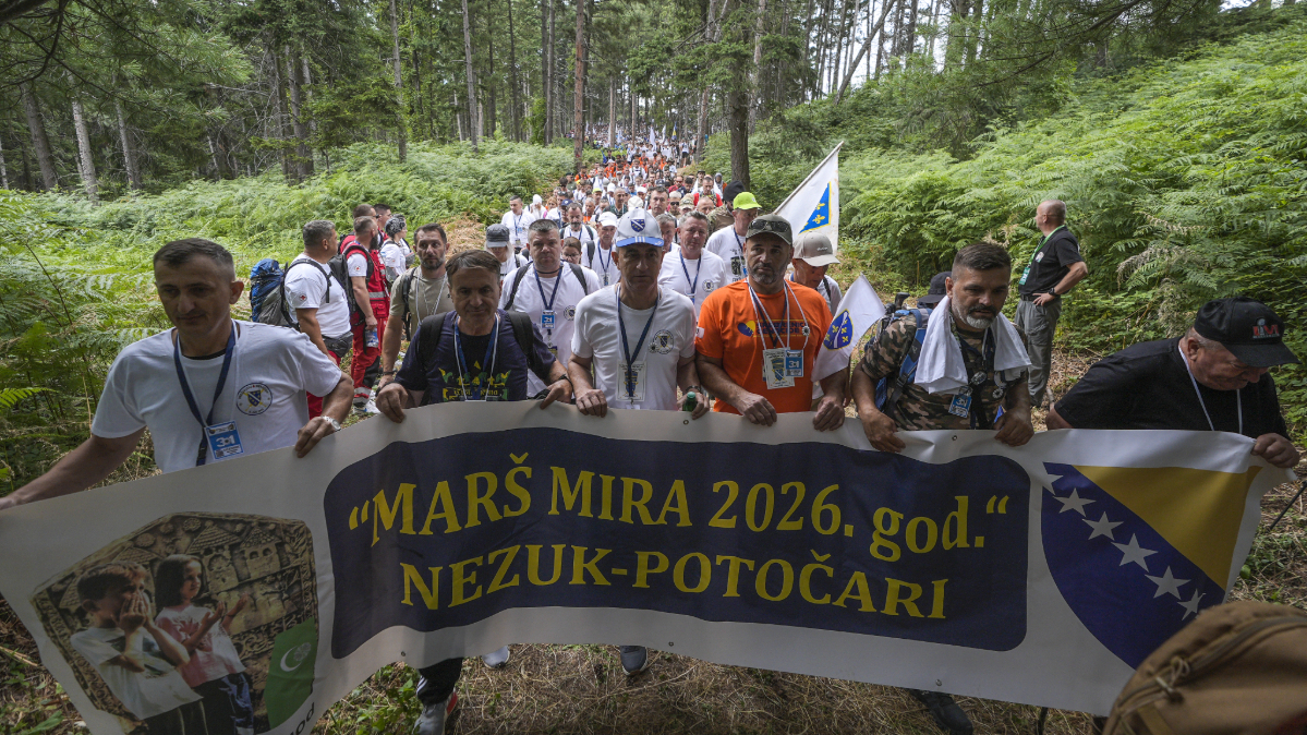 Thousands begin three-day Peace March to honour Srebrenica genocide victims