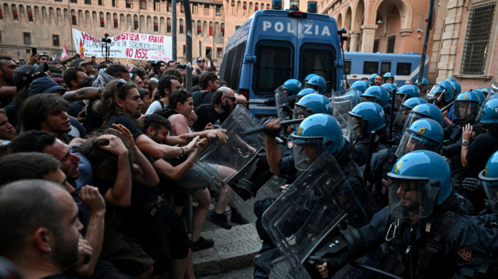 Police clash with protestors over death of Moroccan businessman in Italy