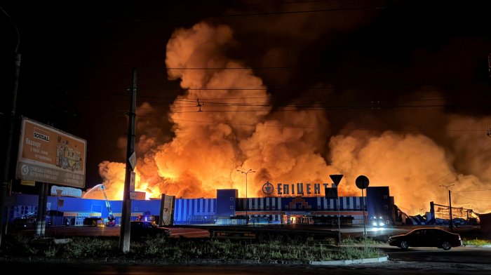 Russian strikes hit Sumy hardware store as attacks intensify across Ukraine