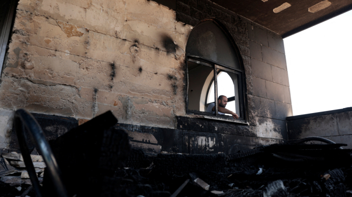 Israeli settlers set fire to West Bank mosques after deadly clashes