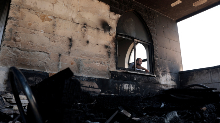 Israeli settlers set fire to West Bank mosques after deadly clashes