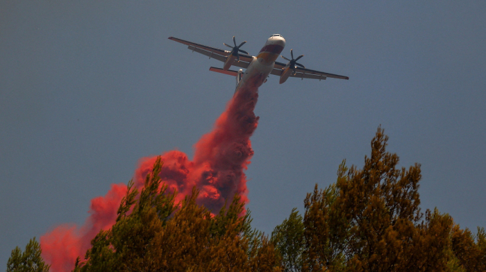 Wildfires rage in Greece as firefighters battle blazes in France and Spain