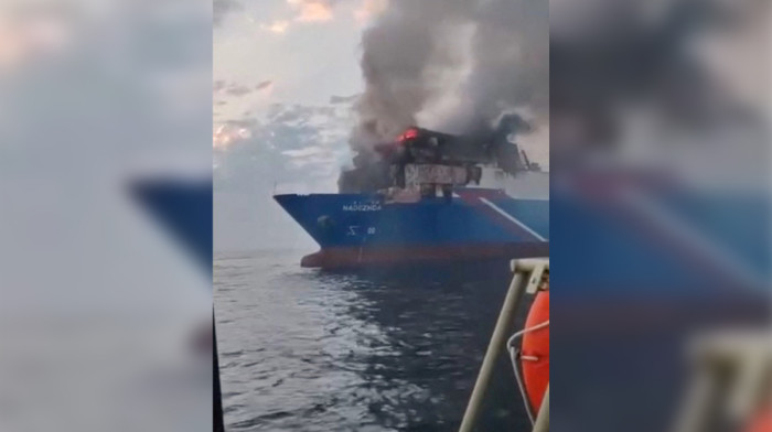 Drone attacks hit Russian warehouse and Black Sea cargo ship