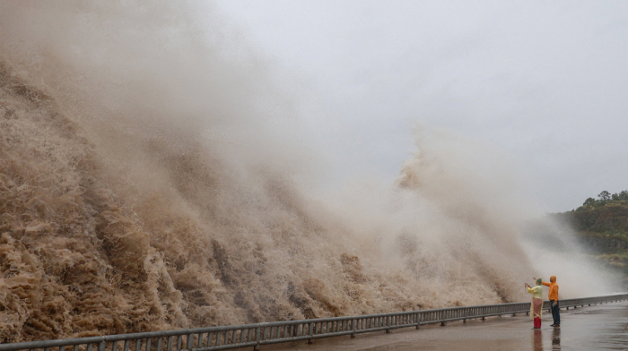 Typhoon Dolphin hits eastern China, forcing more than one million to evacuate