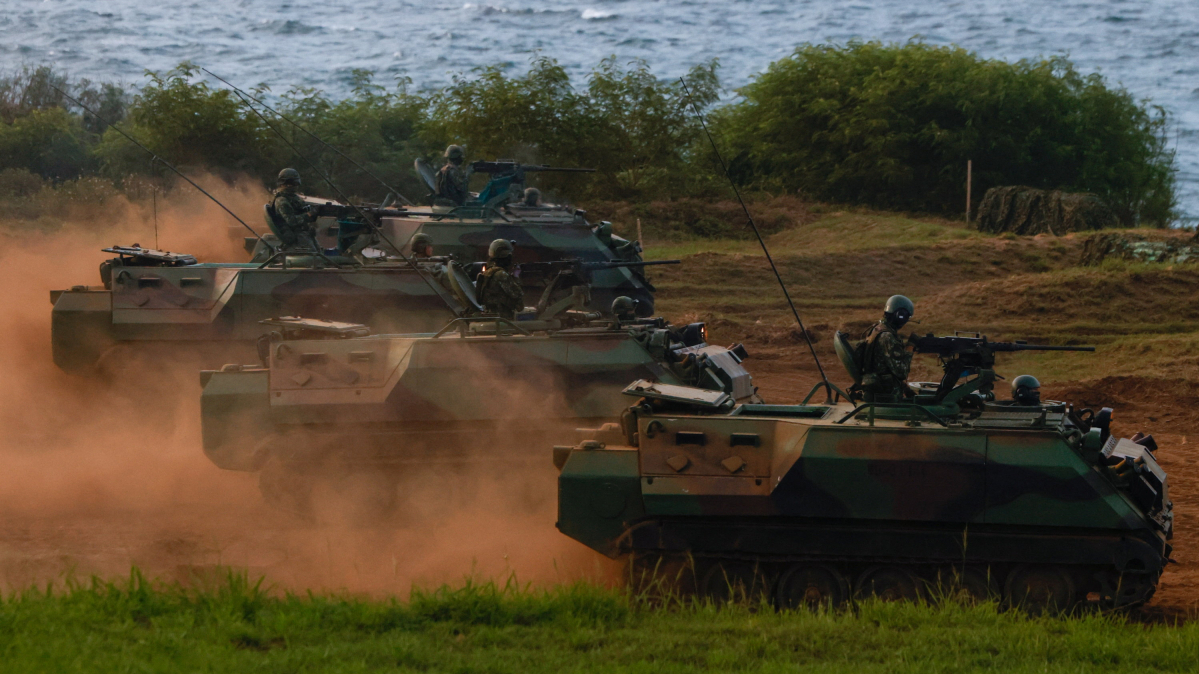 Taiwan conducts life-fire drills as defence budget gets boost