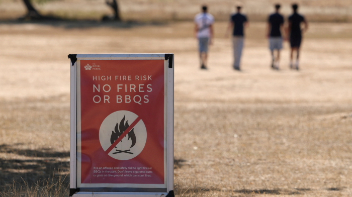 Wildfires destroy homes across England as heatwave intensifies