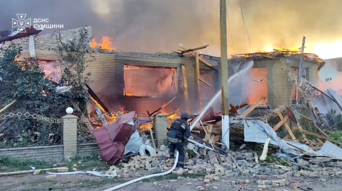 Russia and Ukraine trade large-scale attacks on energy and military sites