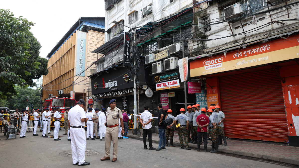 At least nine killed in hotel fire in India’s Kolkata