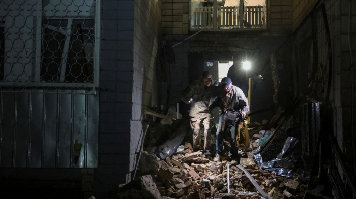 Russian ballistic missile strike on Kyiv kills 8, Poland activates air defences