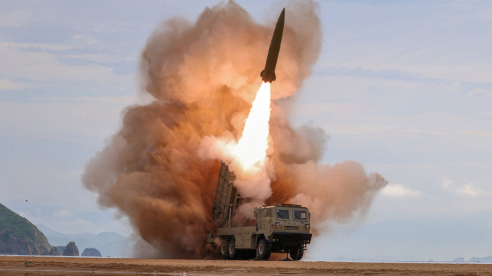 North Korea fires missiles as Trump scales back U.S.-South Korea drills