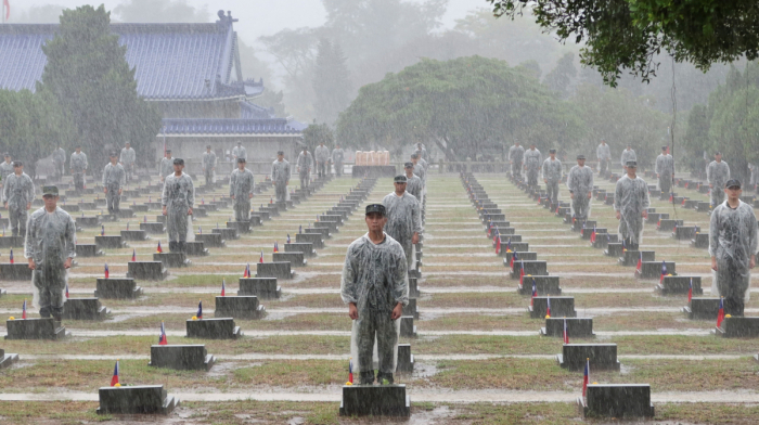 Taiwan President says Taiwan must 'never yield an inch' amidst China tensions
