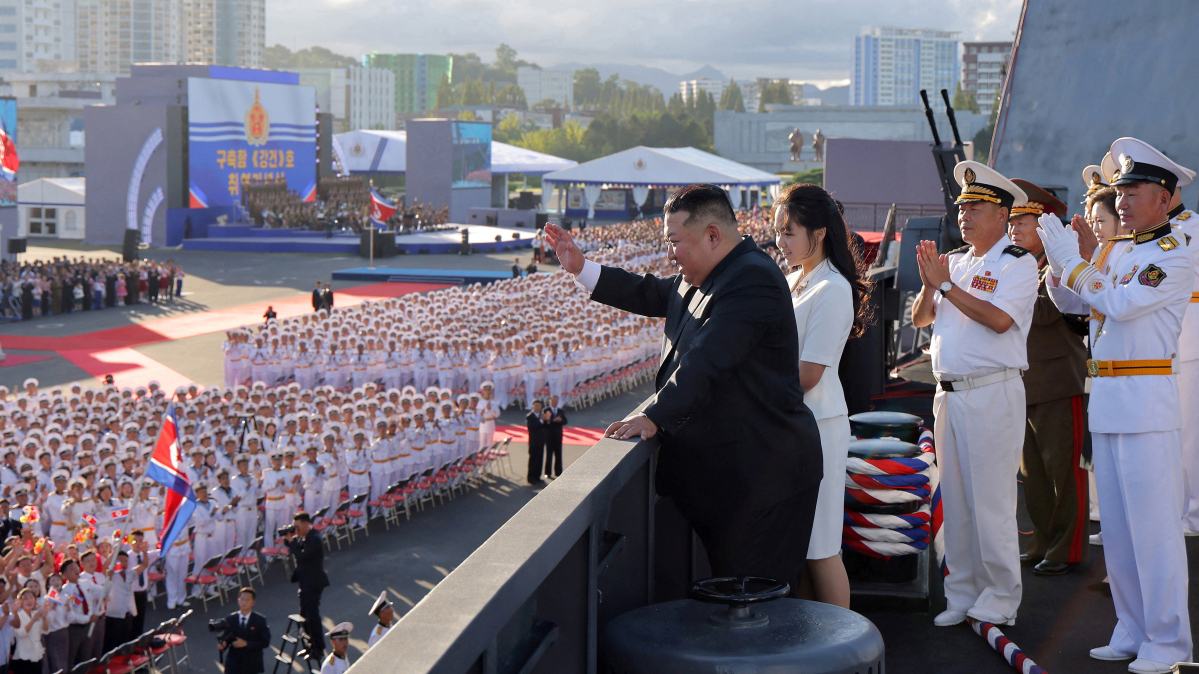 North Korea's Kim says new destroyer part of nuclear response system