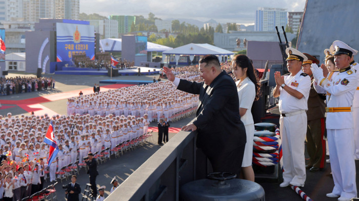 North Korea's Kim says new destroyer part of nuclear response system