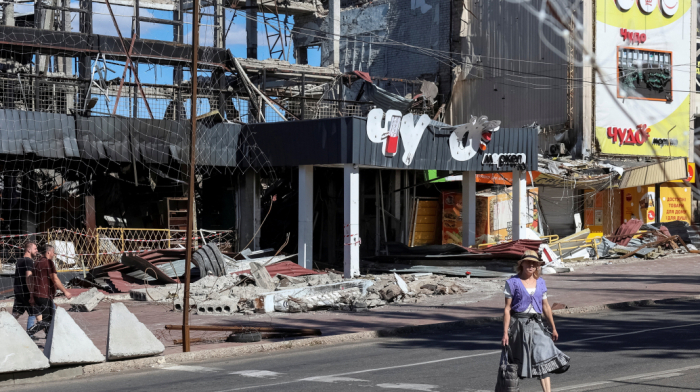 Russia and Ukraine trade attacks as four killed in Ukrainian strikes on Russian port city