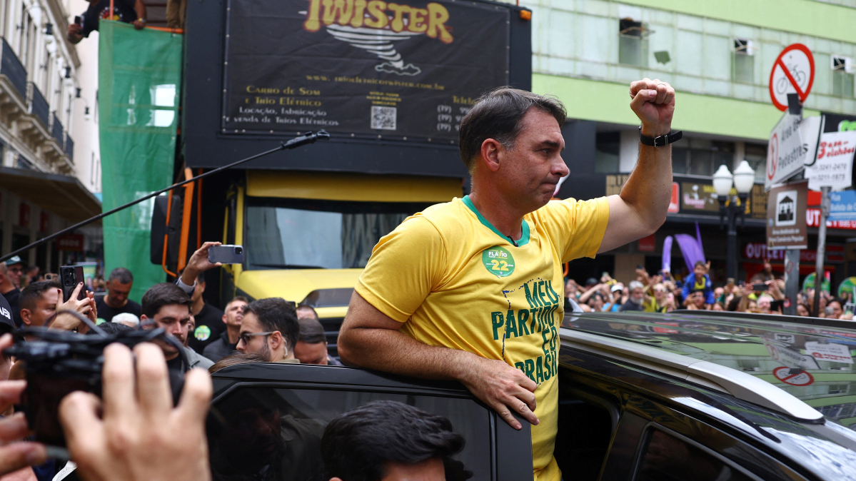 Flavio Bolsonaro faces financial crimes probe weeks before Brazil election