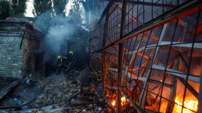 Russia hits petrol station, warehouse facilities in Kyiv
