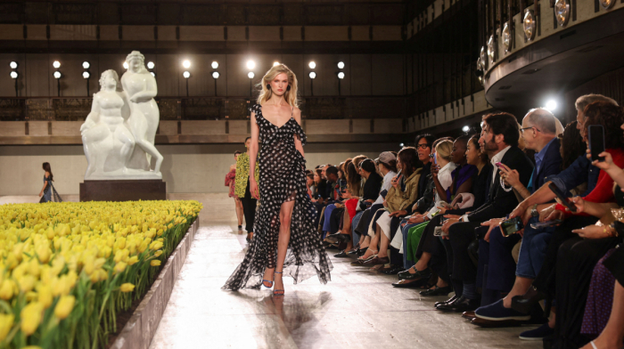 Carolina Herrera fashion house marks its 45th anniversary with vibrant New York runway