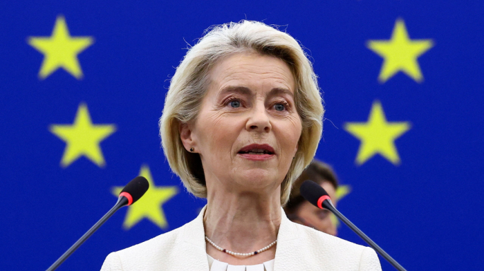 Von der Leyen says EU faces openly hostile world