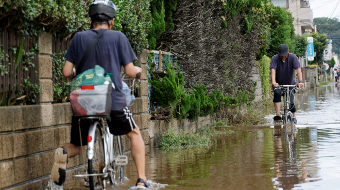 Typhoon Dujuan kills four in Japan as landslides hit Pacific coast