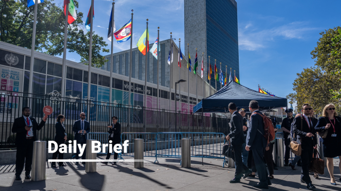 Daily Brief: Top 5 UNGA sidelines meetings to know