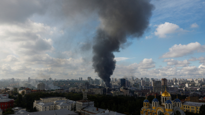 Kyiv under Russian missile attack, two dead, six injured